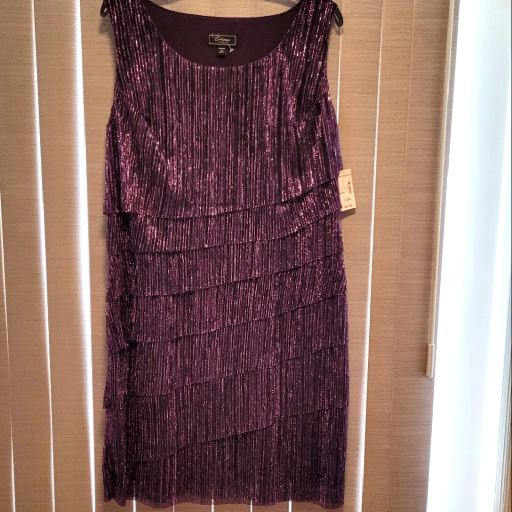 NWT/ Dressbarn tiered Dress ( Holiday )